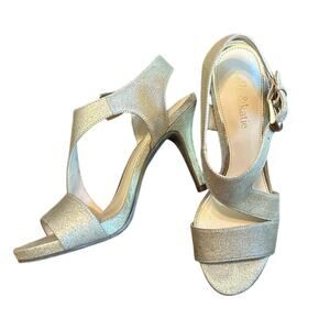 EUC Kelly & Katie Gold Glitter Heels